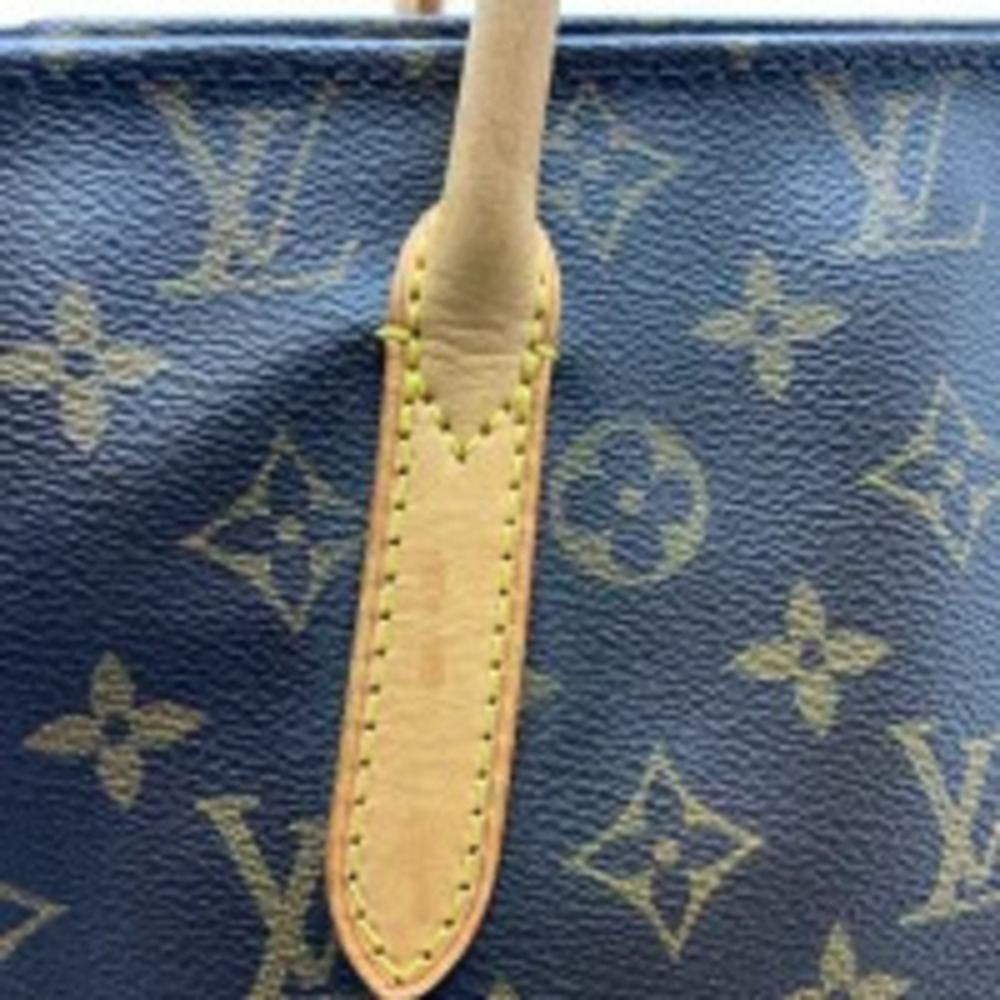LOUIS VUITTON Raspail Monogram Tote Bag Shoulder Brown Zipper Closure - Picture 7 of 11